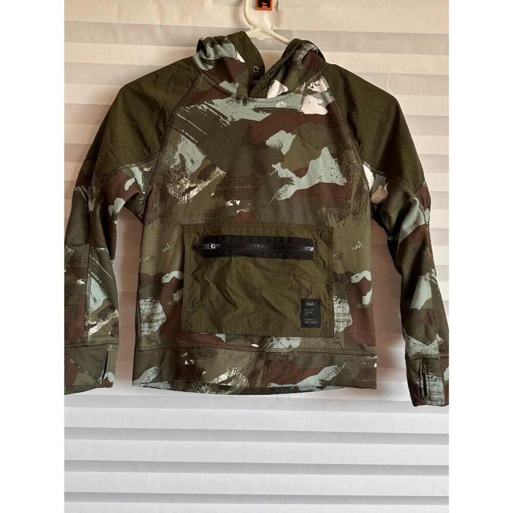 Athletic Works Boys Green Camo Pullover Sweatshirt Size 8